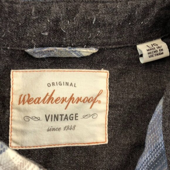 Weatherproof Men's Shirt Lot Large Vintage Lot Of Three Long Sleeve Button Down - Picture 12 of 13